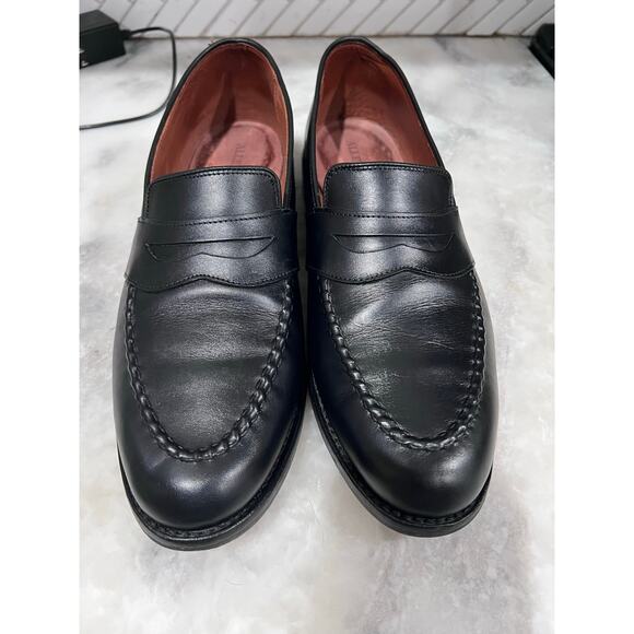 Allen Edmonds Randolph Penny Loafers Black Leather Men’s 12 D Dress Shoes USA main image 6